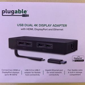 Plugable USB Dual 4K Display Adapter